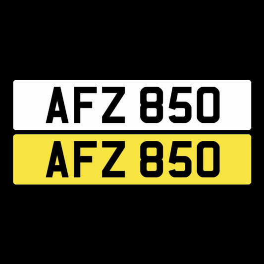 AFZ 850 NI Number Plates From In2registrations