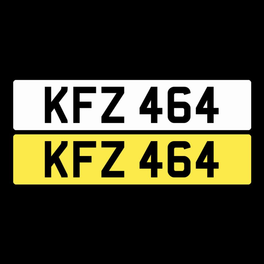 KFZ 464 NI Number Plates From In2registrations
