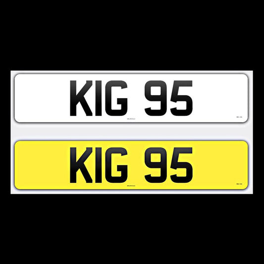 KIG 95 NI Number Plates From In2registrations