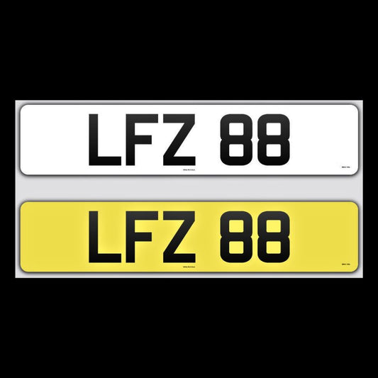 LFZ 88 NI Number Plates From In2registrations