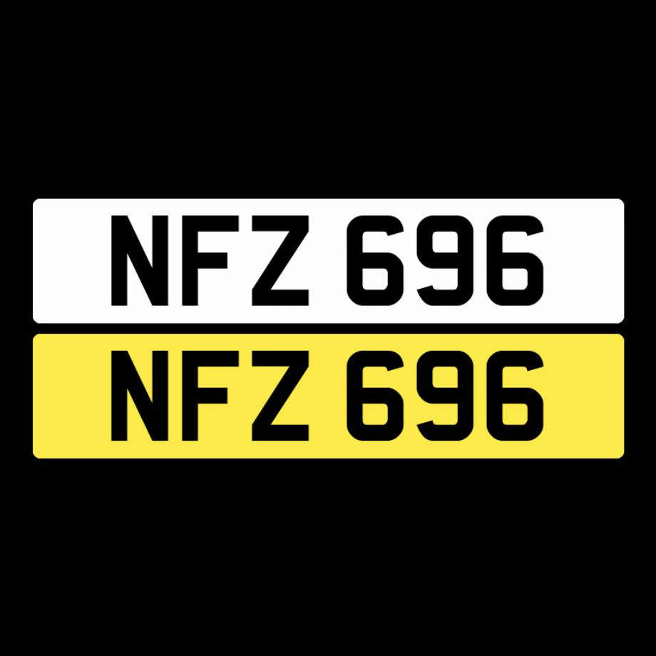 NFZ 696 NI Number Plates From In2registrations