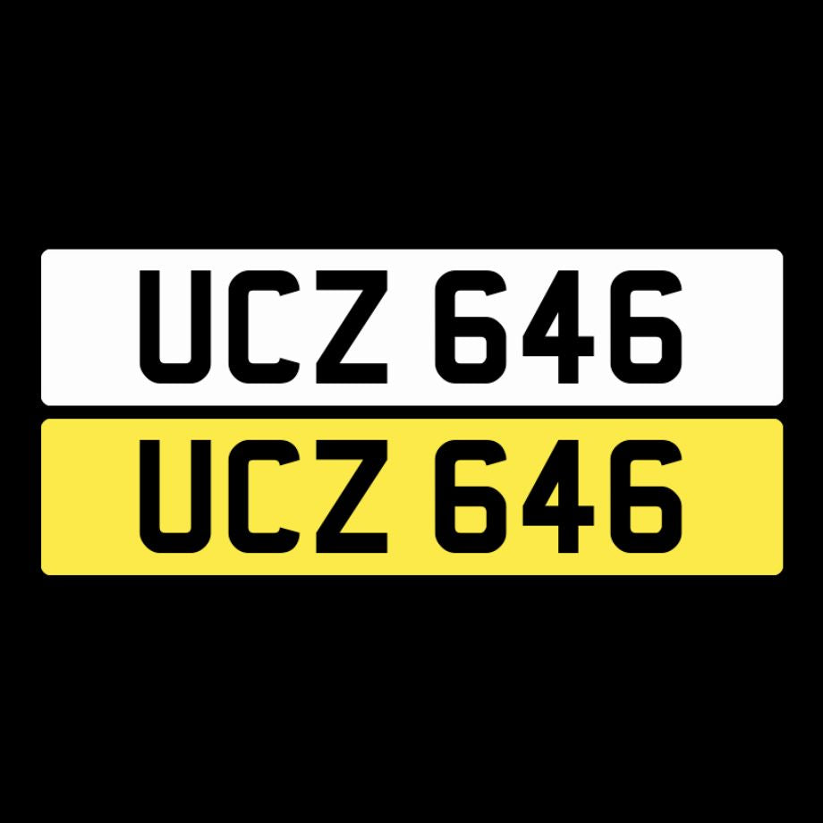 UCZ 646 NI Number Plates From In2registrations