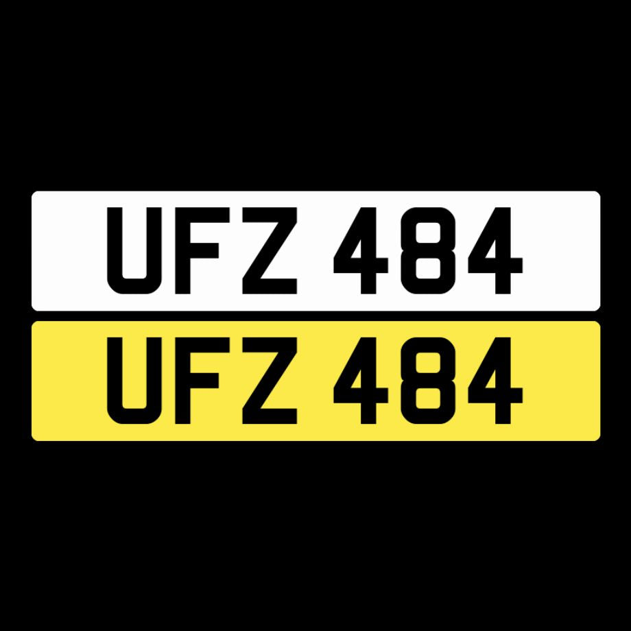 UFZ 484 NI Number Plates From In2registrations