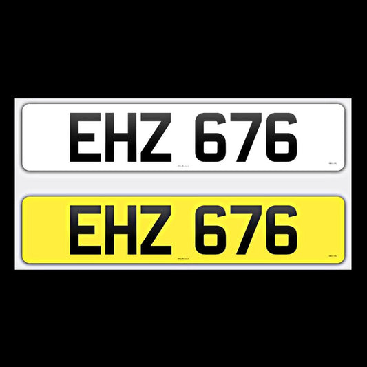 EHZ 676 NI Number Plates From In2registrations