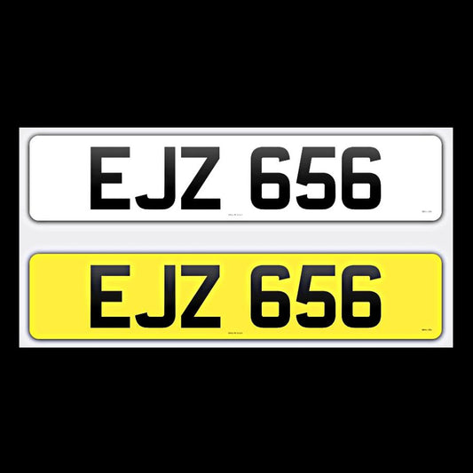 EJZ 656 NI Number Plates From In2registrations
