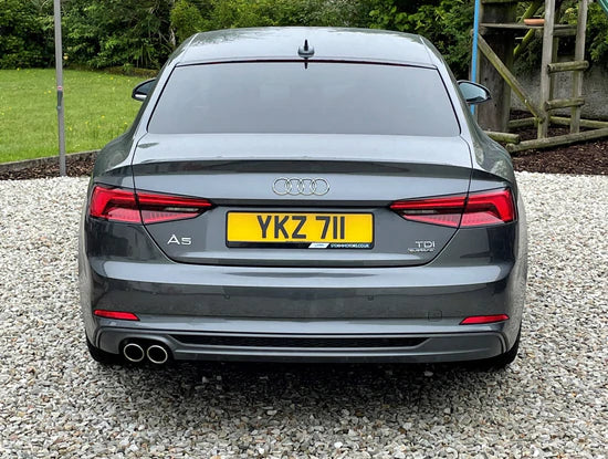 Audi A5 S-Line with 3 digit ni number plate from In2Registrations
