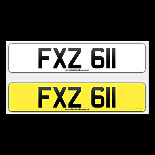 FXZ 611 NI Number Plates From In2registrations