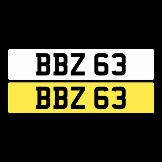 BBZ 63 NI Number Plates From In2registrations