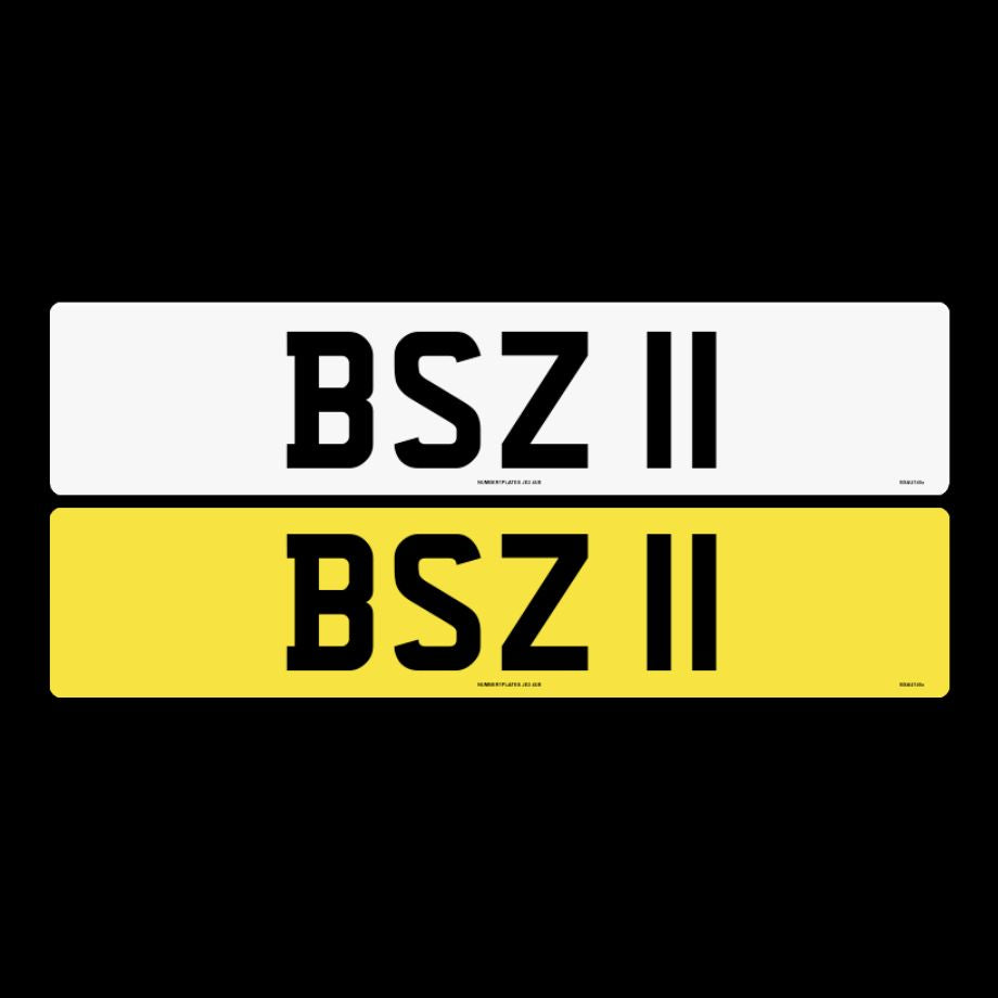BSZ 11 NI Number Plates From In2registrations