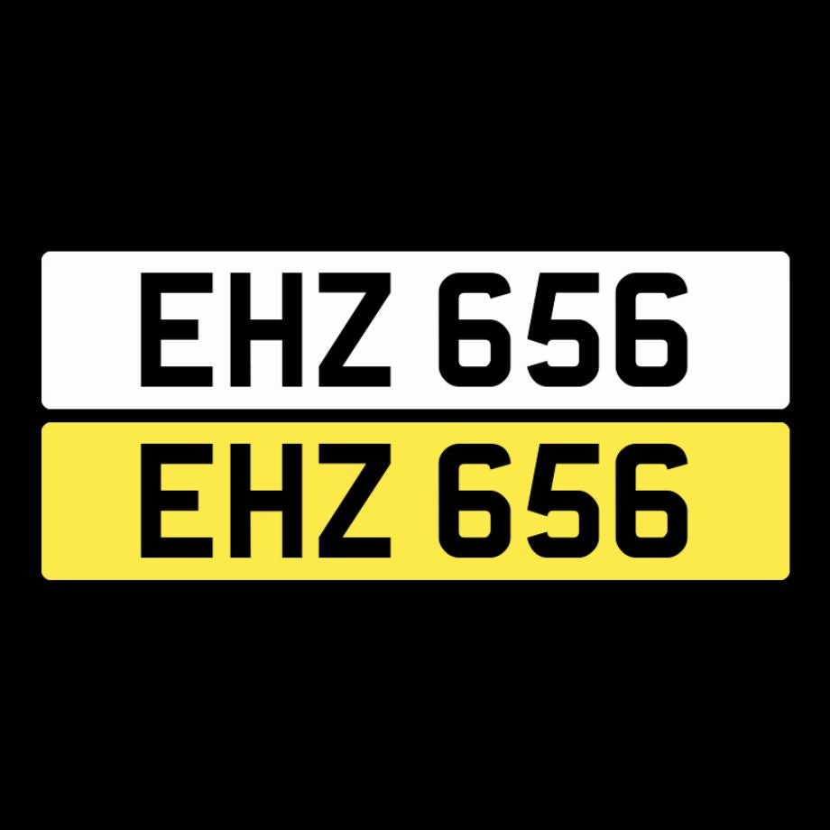 EHZ 656 NI Number Plates From In2registrations