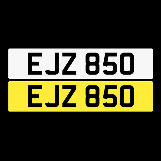 EJZ 850 NI Number Plates From In2registrations