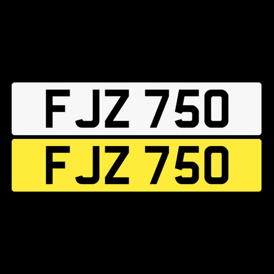 FJZ 750 NI Number Plates From In2registrations