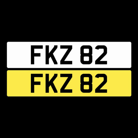FKZ 82 NI Number Plates From In2registrations