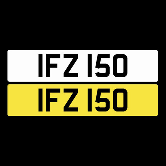IFZ 150 NI Number Plates From In2registrations