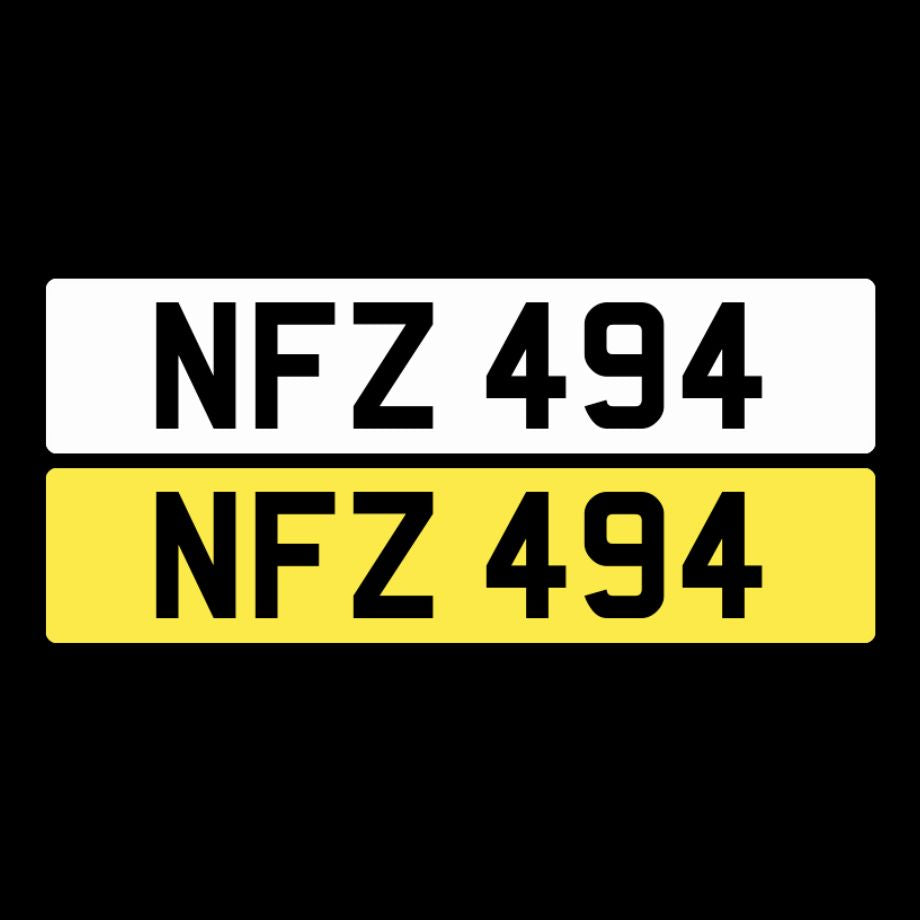 3 Digit NFZ NI Number Plates From In2registrations