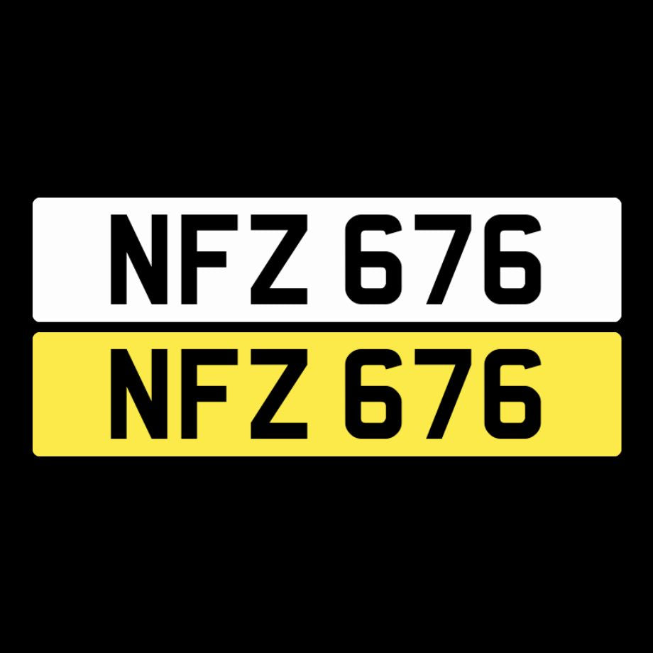 NFZ 676 NI Number Plates From In2registrations
