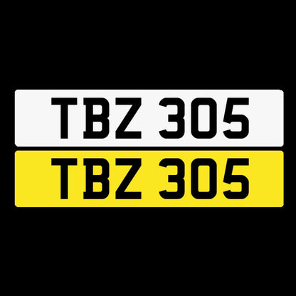 TBZ 305 NI number plates For Sale
