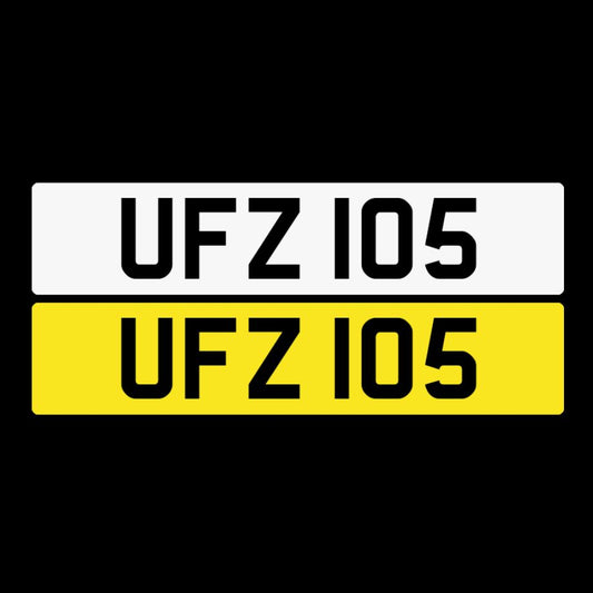 UFZ 105 NI number plates For Sale