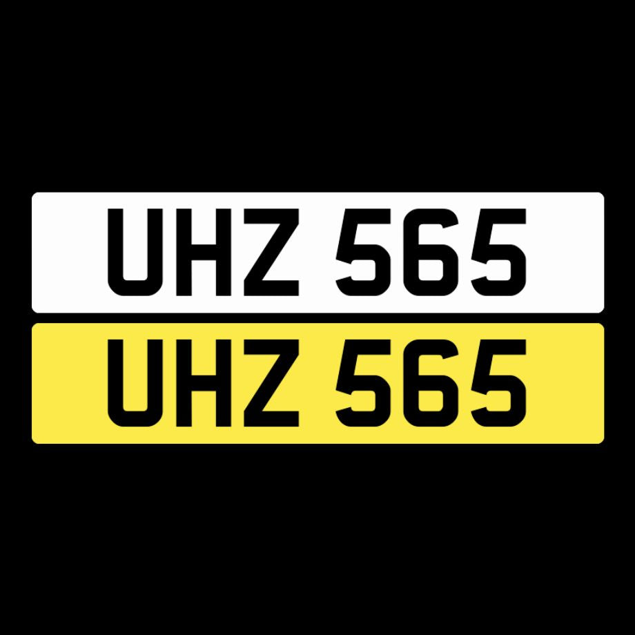 UHZ 565 NI Number Plates From In2registrations