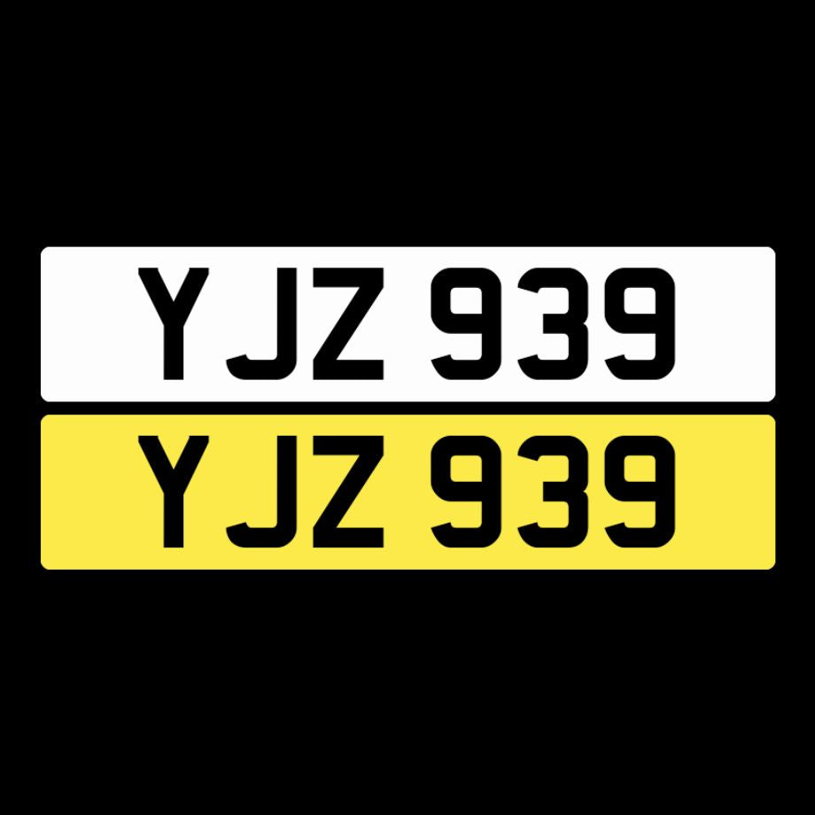 YJZ 939 NI Number Plates From In2registrations