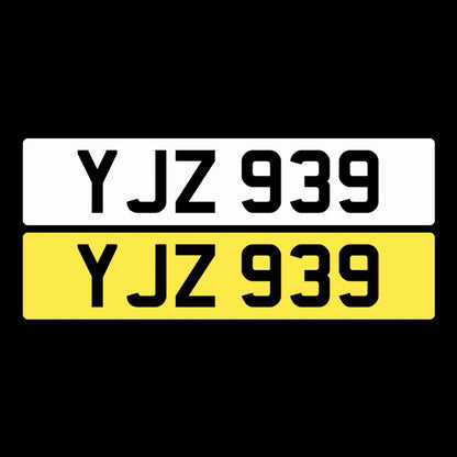 YJZ 939 NI Number Plates From In2registrations