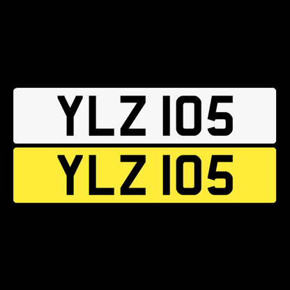 YLZ 105 northern irish number plates