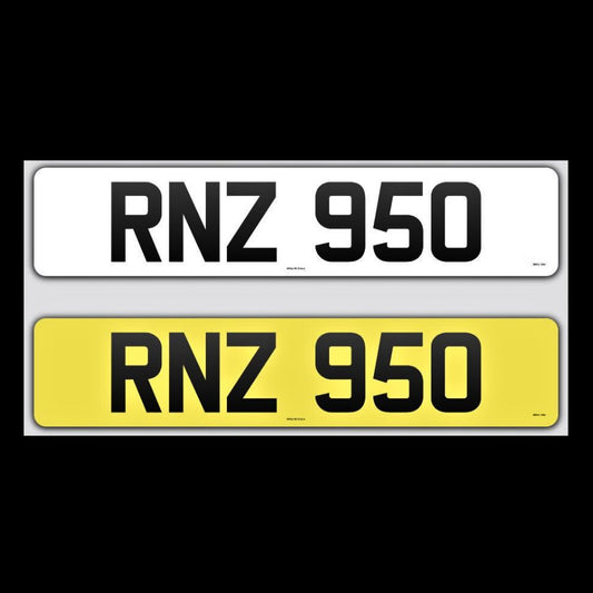 RNZ 950 NI Number Plates From In2registrations