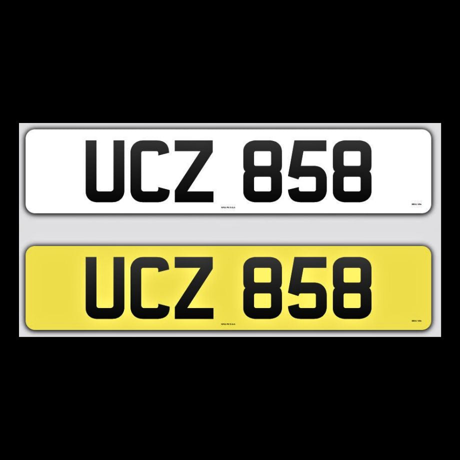 UCZ 858 NI Number Plates From In2registrations